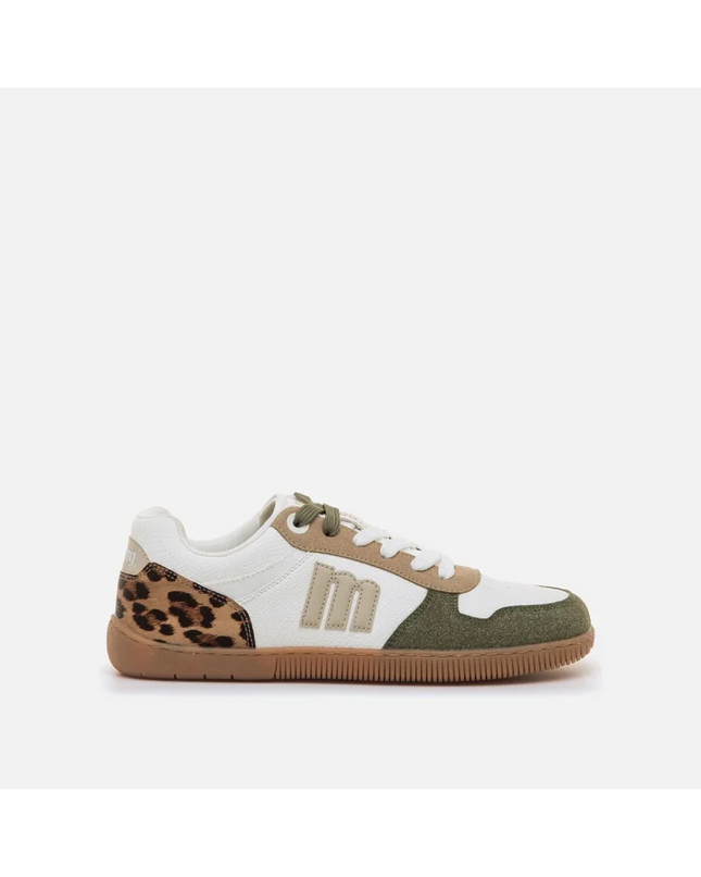 Leopard Print Barefoot Sneakers for Women by Mustang Free, lightweight with flexible sole, ideal for transitioning to barefoot shoes, available in sizes 36 to 41, perfect for casual and urban styles. PlatiNum