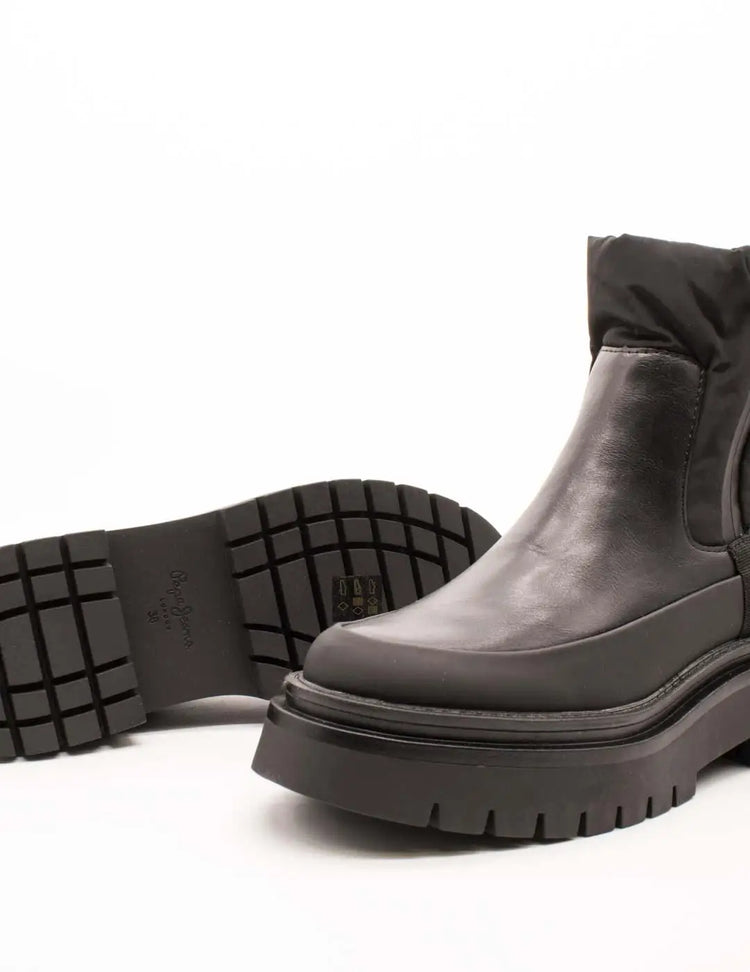 Pepe jeans ankle boot pls50528-999 black for women