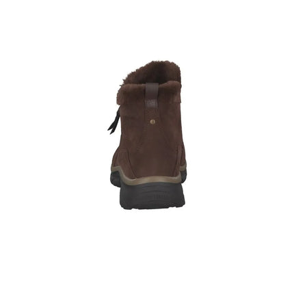 Skechers easy going flat ankle boots - high zip 2 women brown
