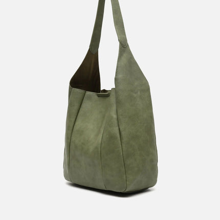 Borsa hobo media Misako Giselina con beauty case interno rimovibile - Borse da donna