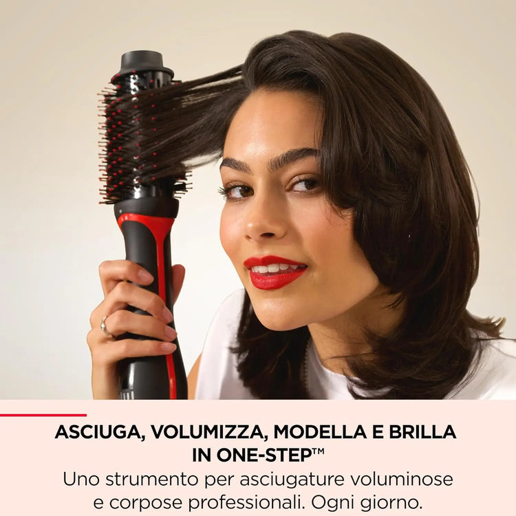 Revlon One-Step Detachable Hair Dryer and Volumizer RVDR5298E, with titanium ceramic coating, nylon bristles, ionic technology, 4 heat settings, reduces frizz, ergonomic handle for better styling control, perfect for all hair