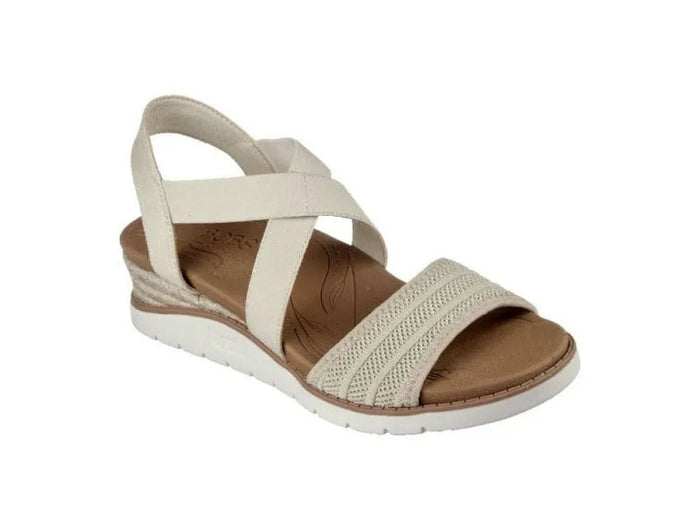 Skechers wedges women beige collection 114013 PlatiNum