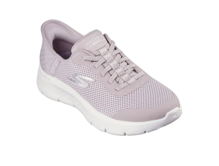 Skechers Sneakers 124836 Women Pink - Comfortable ergonomic design with lightweight mesh for breathability and a secure fit, perfect for casual outfits and all-day wear. PlatiNum