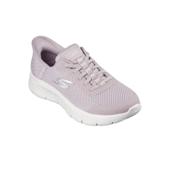 Skechers Sneakers 124836 Women Pink - Comfortable ergonomic design with lightweight mesh for breathability and a secure fit, perfect for casual outfits and all-day wear. PlatiNum