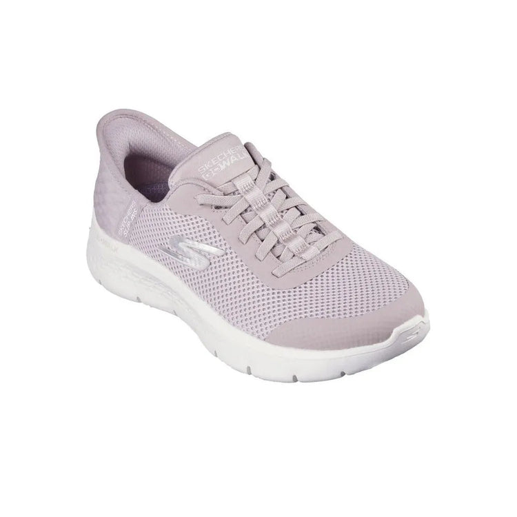 Skechers Sneakers 124836 Women Pink - Comfortable ergonomic design with lightweight mesh for breathability and a secure fit, perfect for casual outfits and all-day wear. PlatiNum