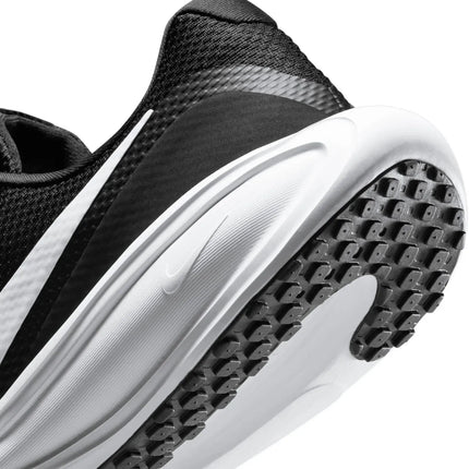 Nike Revolution 8 Black Men's Running Shoes, featuring a breathable mesh upper and foam insole for superior cushioning and comfort during runs, perfect for all running enthusiasts.