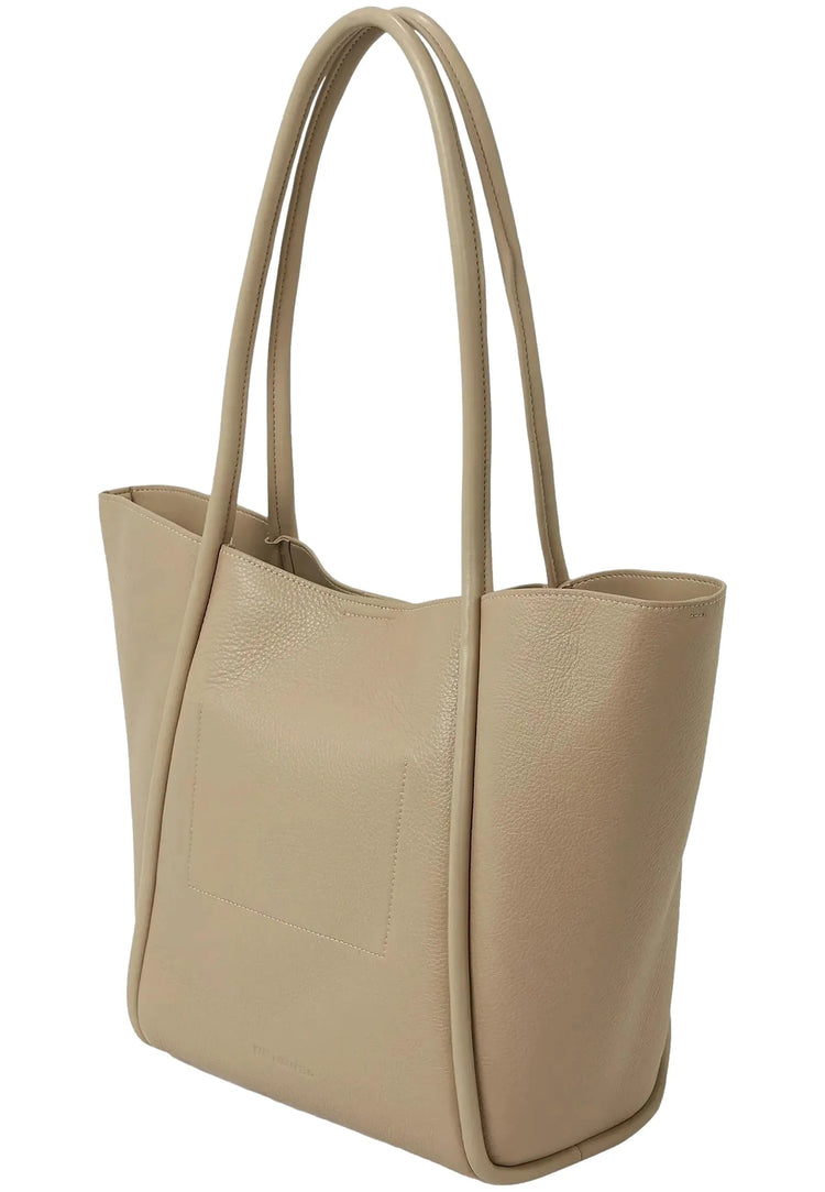 Borsa Tote Media KARL LAGERFELD con Patch K/Autograph Colore Beige