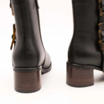 Noa harmon ankle boot 010048-0006 solene black for women