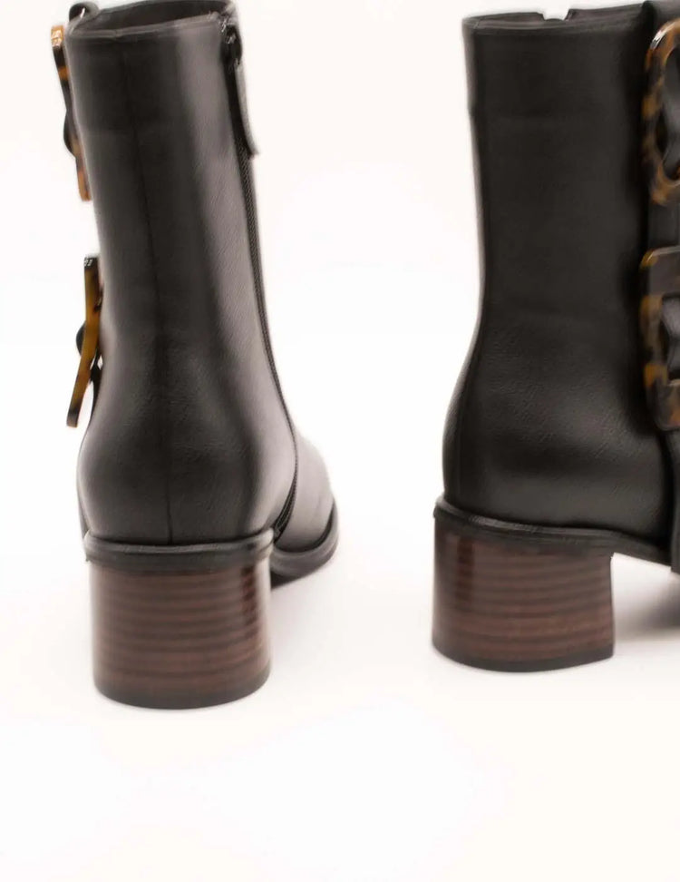 Noa harmon ankle boot 010048-0006 solene black for women