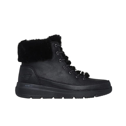 Skechers wonderland women's flat boots black-black