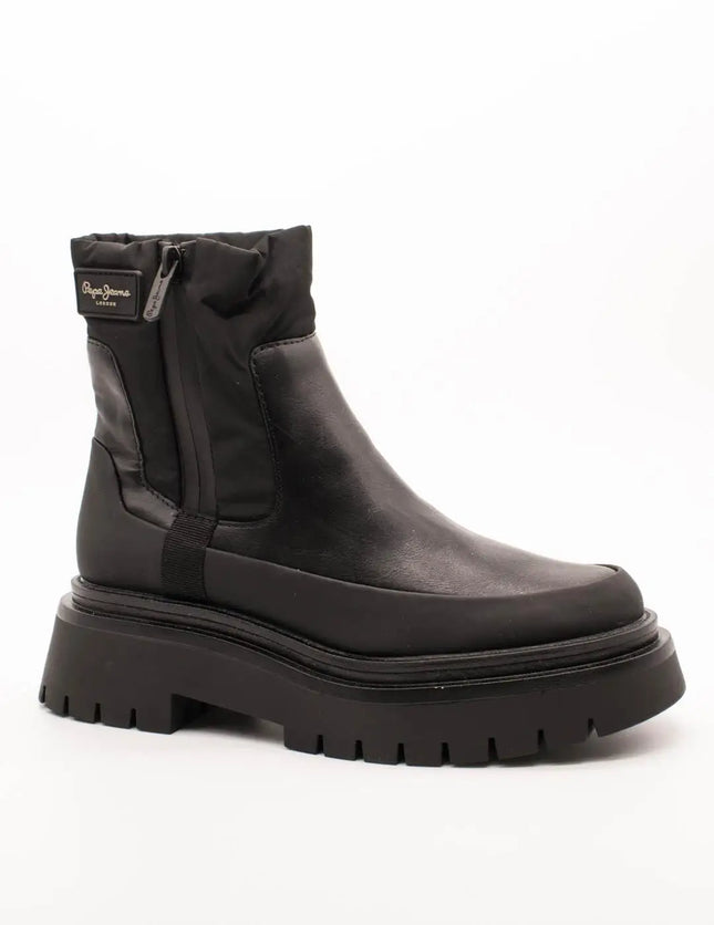 Pepe jeans ankle boot pls50528-999 black for women