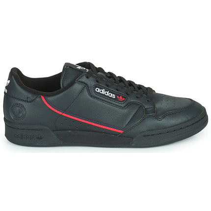 Adidas Continental 80 Vegan - Scarpe da ginnastica basse per donna e uomo in nero - Scarpe da ginnastica Adidas nere per passeggiate e uso quotidiano per adulti e junior