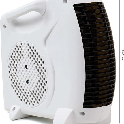 Compact Instant Heat YANISTA Bathroom Heater - Portable Electric Heater with Adjustable Thermostat, 1000W/2000W Dual Power, Ideal for Quick Heating in Any Room, Low Consumption Electric Radiator with Fan Function