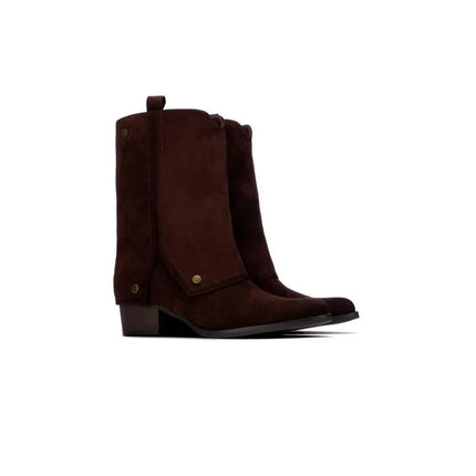 Women's heeled boots xti 146478 brown