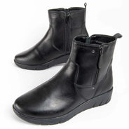 Casual leather ankle boot for women. Butterfly bottilina3 99469