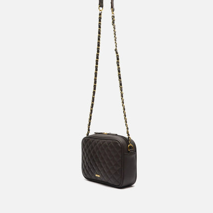 Borsa a tracolla imbottita Misako Cacao Borse da donna