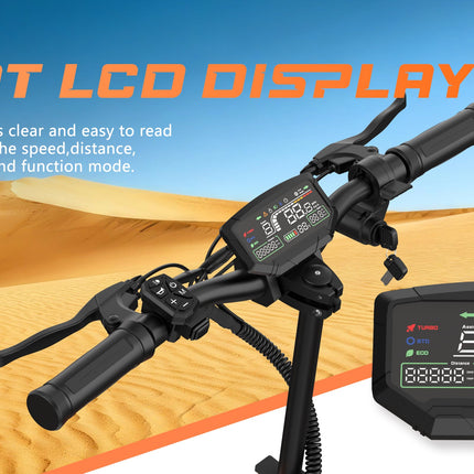 Monopattino Elettrico SUMEIDE LIT-Z1 – Motore 800W, Batteria 48V 15.6Ah, Freni a Disco, Design Pieghevole – Arancione