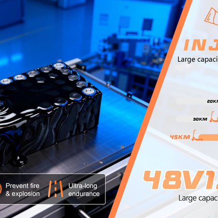 Monopattino Elettrico SUMEIDE LIT-Z1 – Motore 800W, Batteria 48V 15.6Ah, Freni a Disco, Design Pieghevole – Arancione
