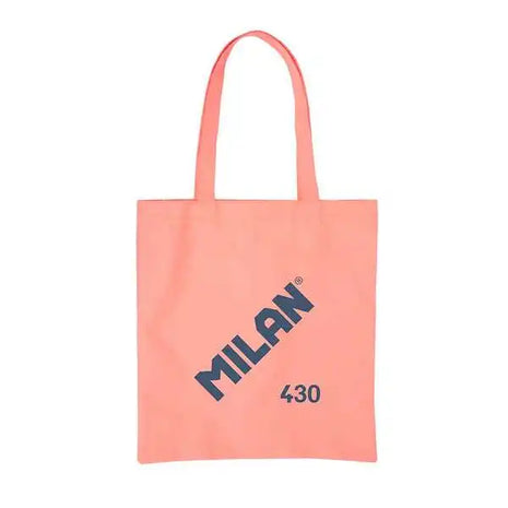 Borsa tote in tessuto della serie Milan 1918 - misura 50x38x41cm - manico lungo 27cm - tessuto 'ripstop' - colore rosa