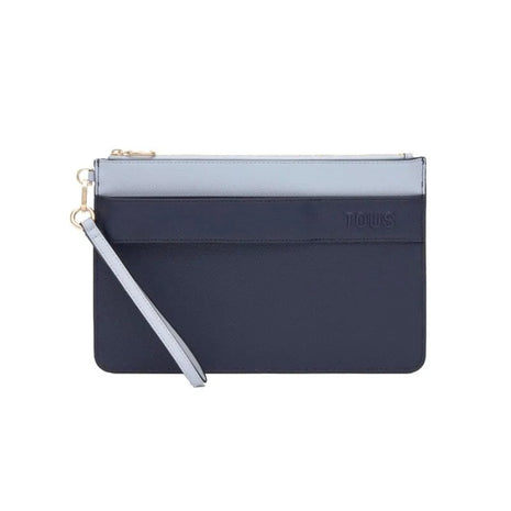 Borsa Tous Audree Saffiano blu e grigia 2002360933
