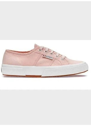 Superga Pink Sneakers for Women, canvas sports shoes made of strong breathable cotton with natural vulcanized rubber sole, ideal for casual use and outdoor activities. PlatiNum