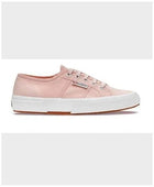 Superga Pink Sneakers for Women, canvas sports shoes made of strong breathable cotton with natural vulcanized rubber sole, ideal for casual use and outdoor activities. PlatiNum