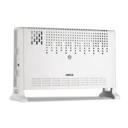 Electric Convector Heater JOCCA 2000W with Adjustable Thermostat, 3 Heat Levels, Turbo Function, Compact and Silent Design, Available in White or Black, Perfect for Low Consumption Heating.