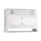 Electric Convector Heater JOCCA 2000W with Adjustable Thermostat, 3 Heat Levels, Turbo Function, Compact and Silent Design, Available in White or Black, Perfect for Low Consumption Heating.