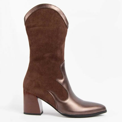 Heeled boot for women. Montevita tejan8 100946