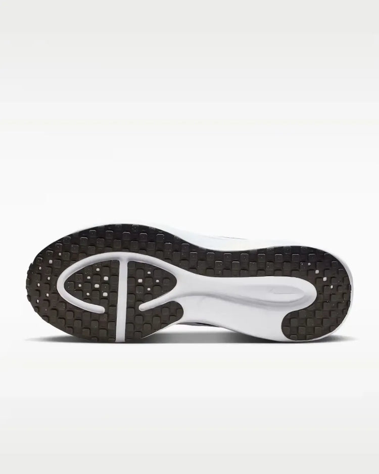 Nike Revolution 8 Midnight Navy Running Shoes for Men, featuring breathable mesh upper, foam midsole for cushioning, and a 10mm drop, ideal for comfortable asphalt running.