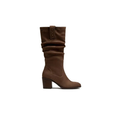Mustang women's heeled boots 56250 taupe