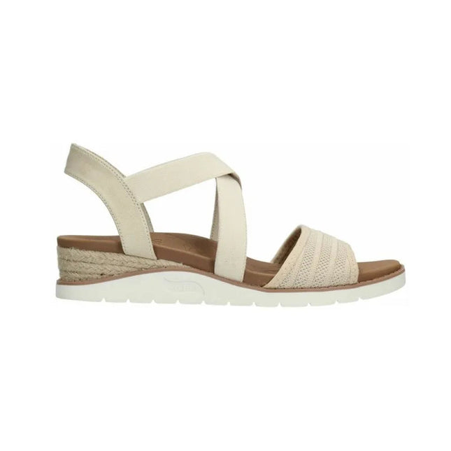 Skechers wedges women beige collection 114013 PlatiNum