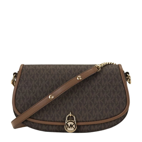 Michael Kors-Borsa a tracolla media Mila da donna con logo 35T5GIMM8B