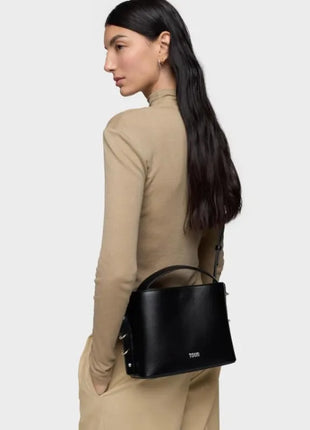 Borsa a Spalla Tous 2002378751 con Borchie di Gioielleria Nere