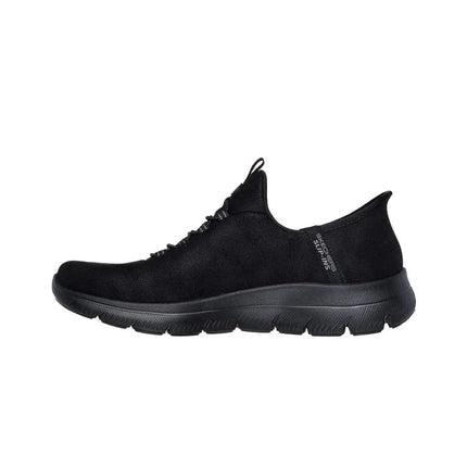 SNEAKERS SKECHERS UNKNOW TRAIL for women, lightweight black sneakers with shock-absorbing sole, non-slip traction for outdoor use, versatile design for casual and sporty looks. PlatiNum