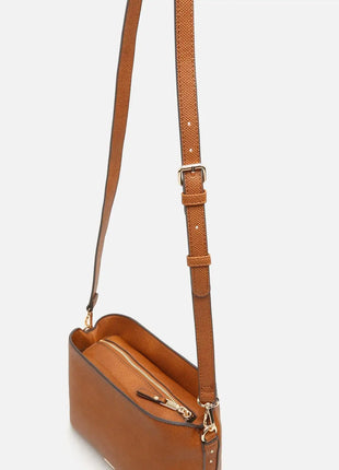 Borsa a tracolla piccola Misako Engri con dettagli metallici Money Pocket