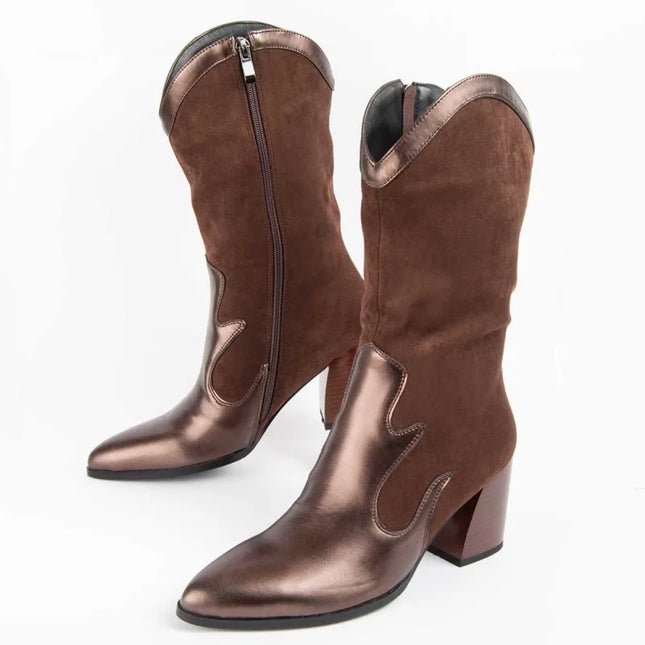 Heeled boot for women. Montevita tejan8 100946