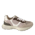 Corina Women's Sports Sneakers - Textile Design with Foam Insoles PlatiNum