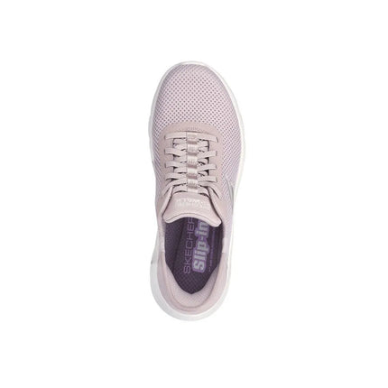 Skechers Sneakers 124836 Women Pink - Comfortable ergonomic design with lightweight mesh for breathability and a secure fit, perfect for casual outfits and all-day wear. PlatiNum