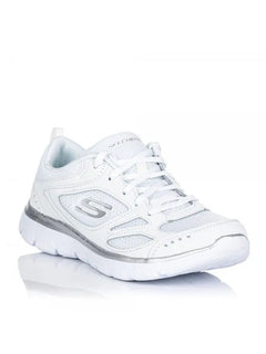 Skechers Women's Sneakers SKECHERS 12982 in White, featuring lightweight cushioned sole for all-day comfort, breathable upper for perfect fit, and durable construction for lasting use, ideal for casual or sporty looks.