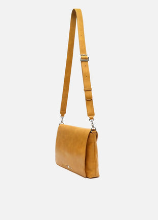 Borsa a spalla Misako Nesqui-1 con patta e dettagli metallizzati ED. Borse da donna