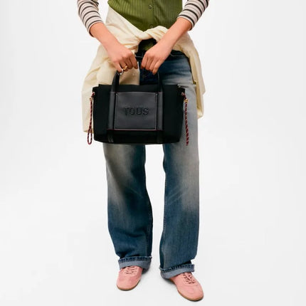 Borsa morbida City Tous Empire Nuova nera 2002458551