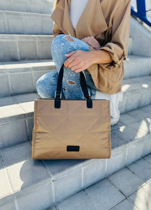 Borsa shopper quadrata a impulsi |   4 colori |   Design moderno e funzionale |   Ampio spazio di archiviazione