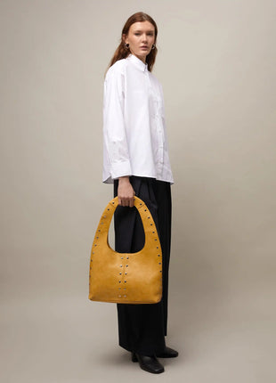 Borsa hobo grande Estrangi con dettagli metallici Borse da donna Misako
