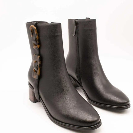 Noa harmon ankle boot 010048-0006 solene black for women