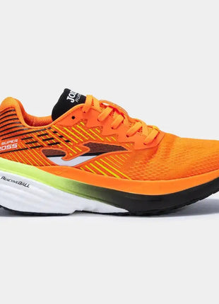Joma Super Cross Men 2508 Orange Running Shoes feature ReactiveBall cushioning, breathable mesh upper, and high-traction sole for maximum performance in running and intense training, ideal for men seeking lightweight and resp PlatiNum