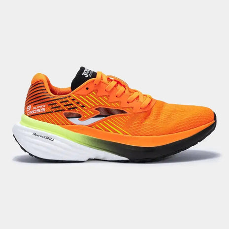 Joma Super Cross Men 2508 Orange Running Shoes feature ReactiveBall cushioning, breathable mesh upper, and high-traction sole for maximum performance in running and intense training, ideal for men seeking lightweight and resp PlatiNum