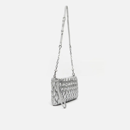 Borsa a tracolla e a mano imbottita Misako Elaxy ED. Borse da donna