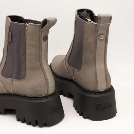 Buffalo boot b25000127 aspen chelsea vegan gray for women