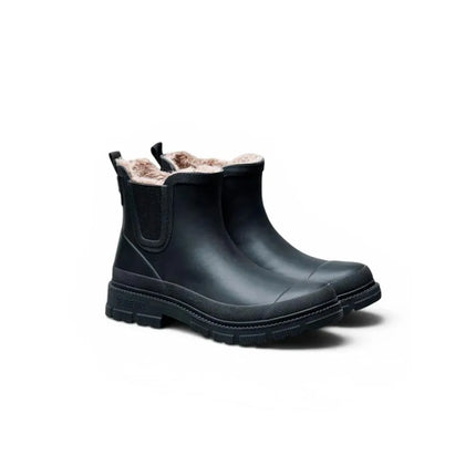 Women's wellies verbenas lua fur smooth black